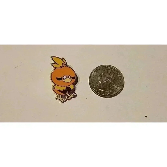 Gentleman Torchic Hoenn Starter Enamel Pin – Classy Pokémon Fan Favorite! - Picture 2 of 2